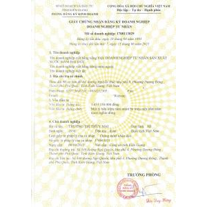 Doanh Nghiệp Tư Nhân Sản Xuất Nước Mắm Đại Đức